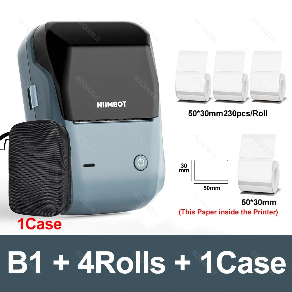 Portable Thermal Label Printer 2-Inch Bluetooth