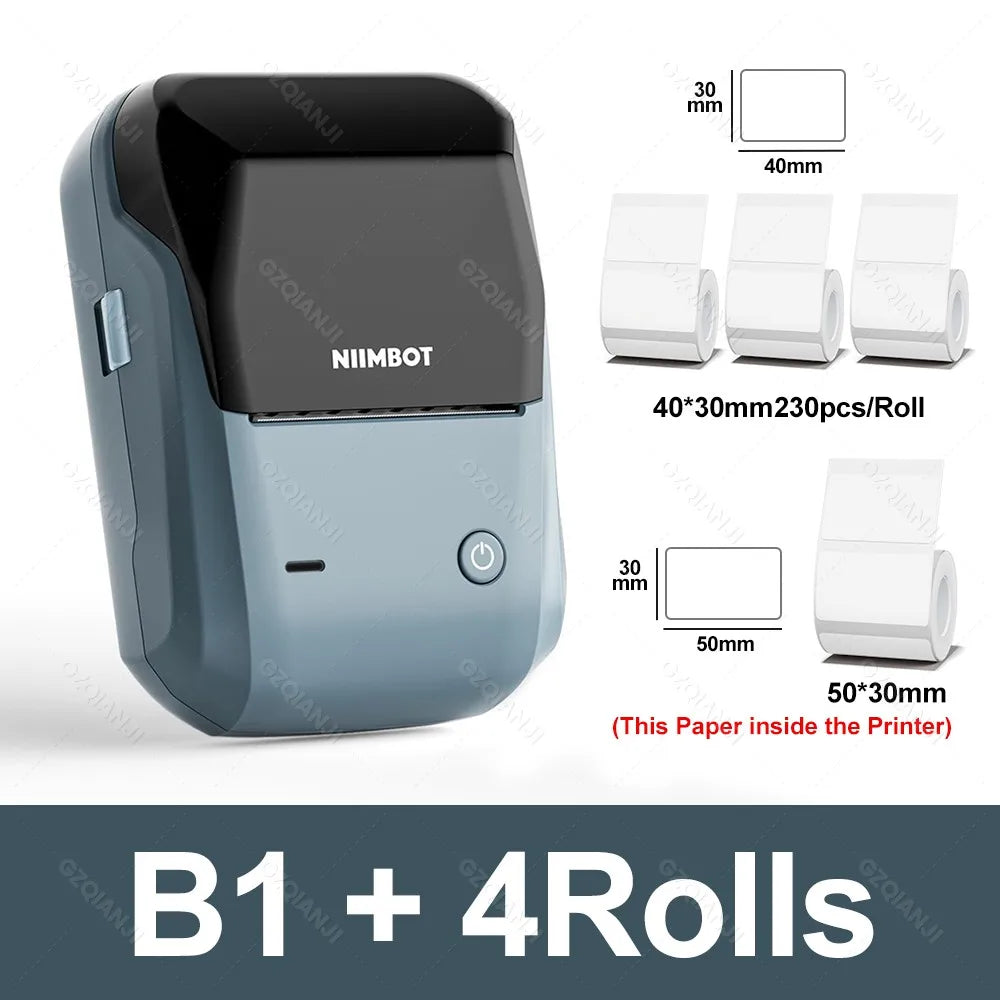 Portable Thermal Label Printer 2-Inch Bluetooth